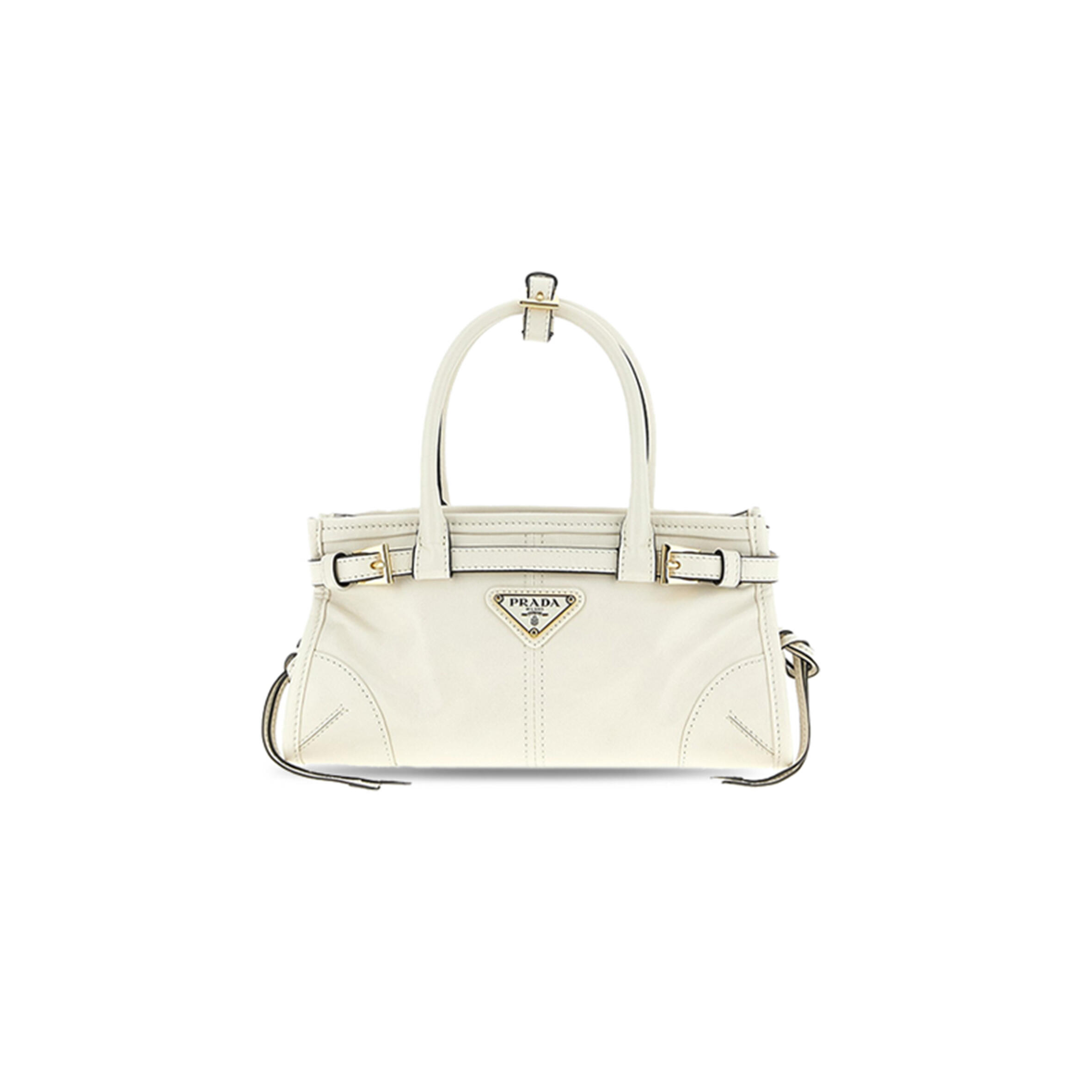 PRADA BONNIE LEATHER MINI HANDBAG 1BA486 (23.5*12*9cm)